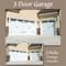 Household Essentials Decorative Black Garage Door Magnet Set